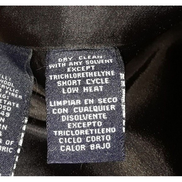 Jones New York Women's Blazer Size 12 Wool-Blend Lined Front Pockets Brown - Picture 7 of 7